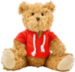 pluche teddybeer monty - rood