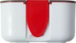 pp en siliconen lunchbox veronica - rood