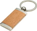 metalen en houten sleutelhanger jennie