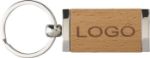 metalen en houten sleutelhanger jennie