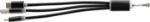 aluminium kabel set alvin - zwart