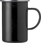 emaille mok ayden 550 ml - zwart