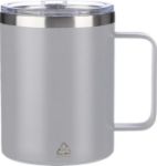 recycled roestvrijstalen dubbelwandige mok 300 ml - grijs