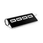 usb hub. - zwart