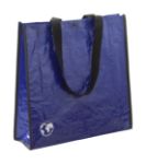 boodschappentas gemaakt van recycled materiaal. - blauw