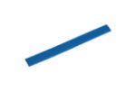 flexibele plastic liniaal, 30 cm. - blauw