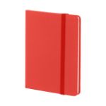 pu bekleed notitieblok met 100 bladzijden. - rood