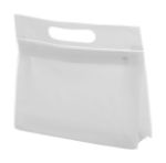 toillettas met rits, gemaakt van pvc.