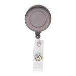 uittrekbare pashouder met drukknoop sluiting - zwart