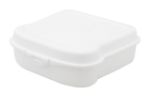 broodtrommel in de vorm van een sandwich. - wit