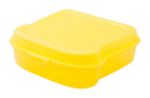 broodtrommel in de vorm van een sandwich. - geel
