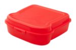 broodtrommel in de vorm van een sandwich. - rood