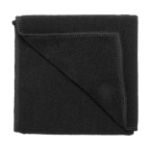 microvezel handdoek, 310 gr/m2 - zwart