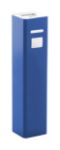aluminium usb power bank met 2200 mah accu. - blauw