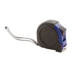 meetlint met slot, metalen clip 5 meter. - zwart