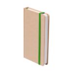 kartonnen notitieboek met 100 vellen. - groen