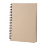 notitieblok recycled papier 80 bladzijden - beige