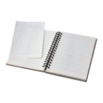 80 bladzijden tellend notitieblok recycled papier