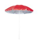 strand parasol met uv bescherming en draagtas.