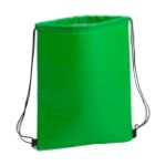 trekkoord koeltas met aluminium voering. - groen