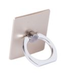 vierkante zelfklevende ring - goud