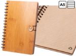 bamboe notitieboek a5, 80 blaadjes