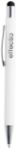 touchpen met gegraveerd logo blauwschrijvend