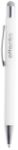 touchpen met gegraveerd logo blauwschrijvend