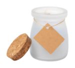 kaars in glazen pot tepor