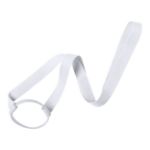 drankhouder lanyard met siiconen ring frinly - wit