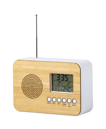 bamboe radio bureauklok tulax