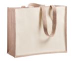 tas rotin van jute en katoen