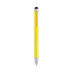 touch screen pen met balpen - geel