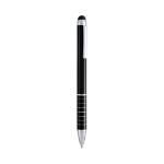 touch screen pen met balpen - zwart