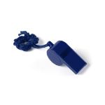 fluitje met bijpassende gekleurde lanyard.