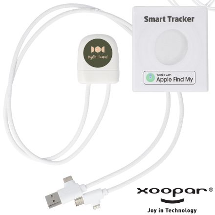 xoopar ice-tag kabel voorzien van find my tracker