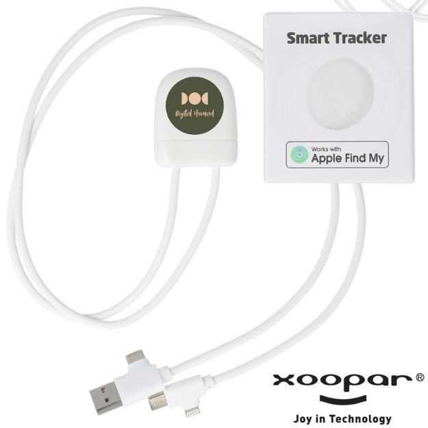xoopar ice-tag kabel voorzien van find my tracker