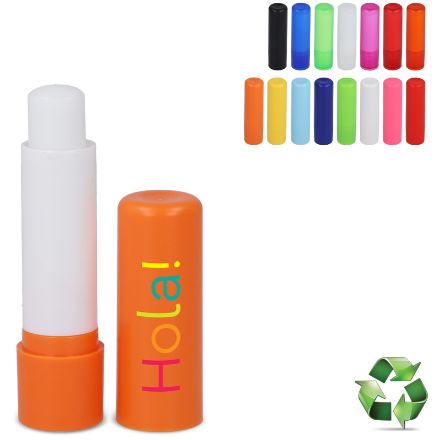 klassieke lippenbalsemstick gerecycled materiaal