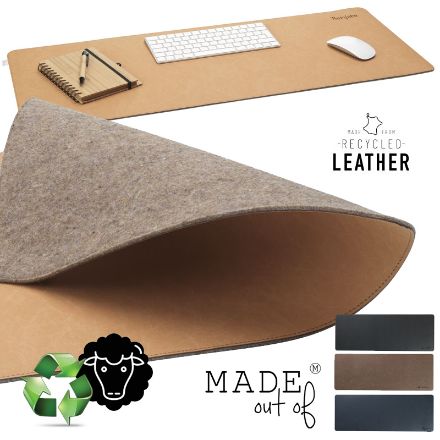 recycled leder onderlegger