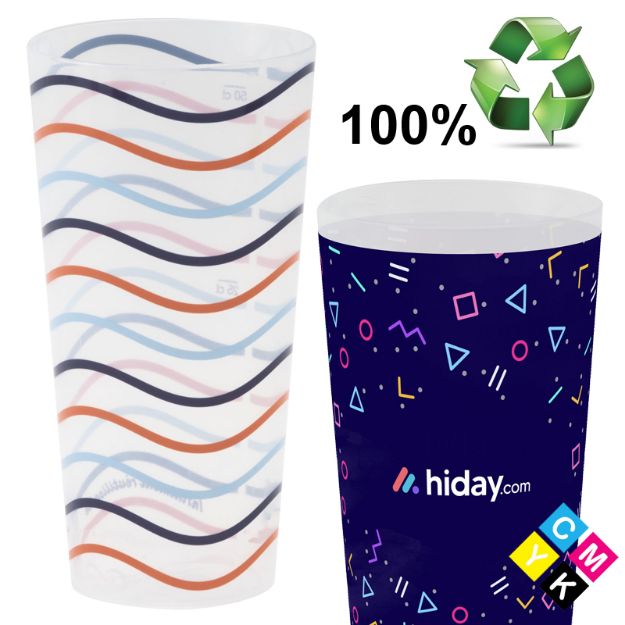 herbruibare beker incl. full colour druk 500 ml