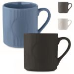 geribbelde keramische mok 340 ml