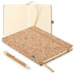 a5 notitieboekje van gekleurd kurk