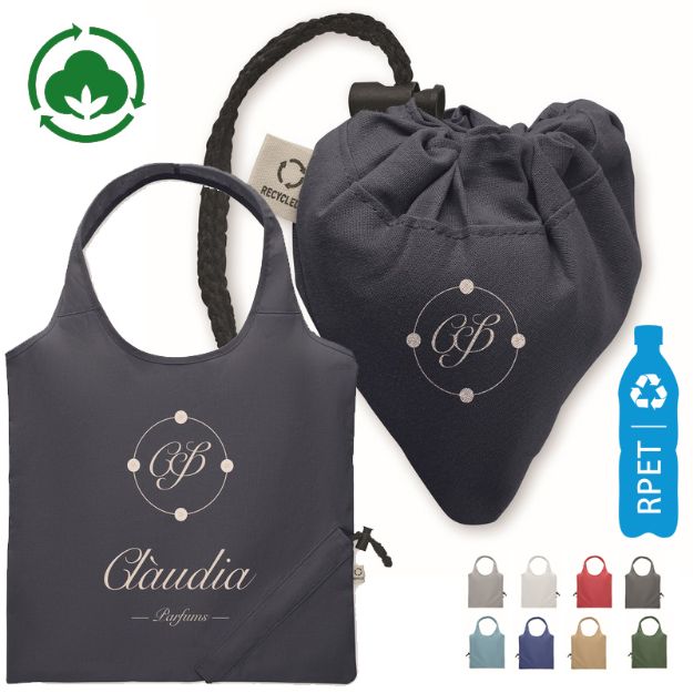 opvouwbare boodschappentas 140gr/m2