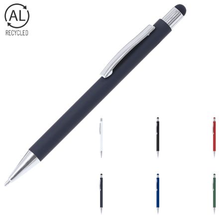 touch-screen balpen van recyclerd aluminium yarnox