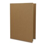 drievoudige stationaire set van gerecycled papier