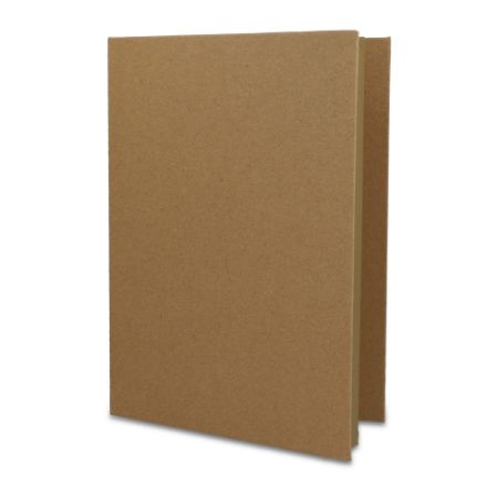 drievoudige stationaire set van gerecycled papier