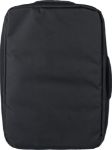 rpet polyester laptoptas eulalia - zwart
