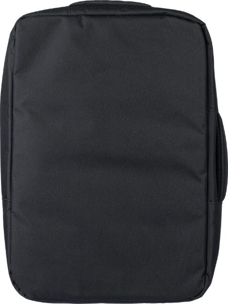 rpet polyester laptoptas eulalia - zwart