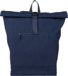 gerecyclede polycotton roll-top reistas - blauw