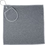 rpet golfhanddoek idris - zwart